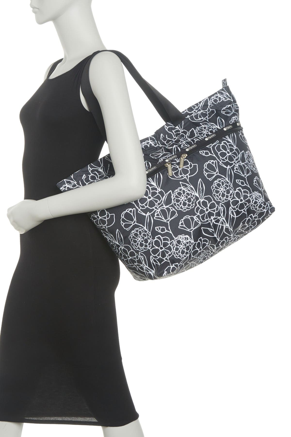 Lesportsac Carlin Zip Top Tote Bag In Petal Pitch