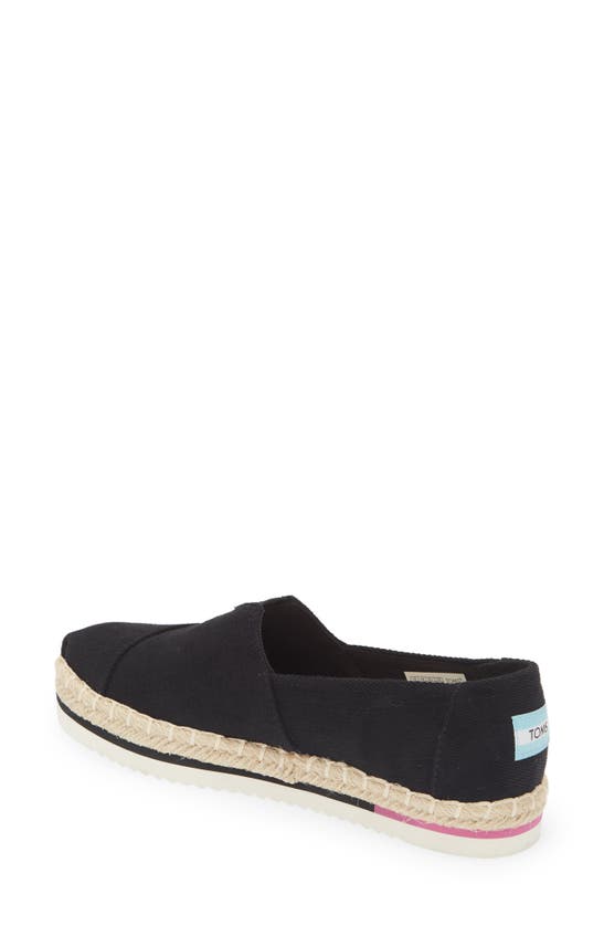TOMS TOMS ALPARGATA PLATFORM ESPADRILLE 