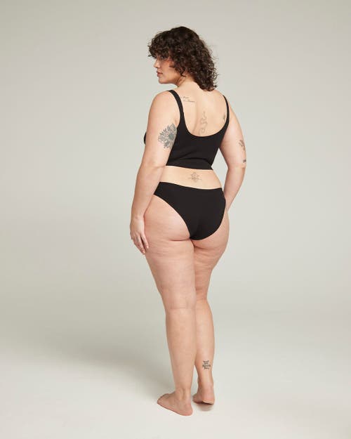 Nudea The Organic Cotton Mini Brief 3 Pack In Black