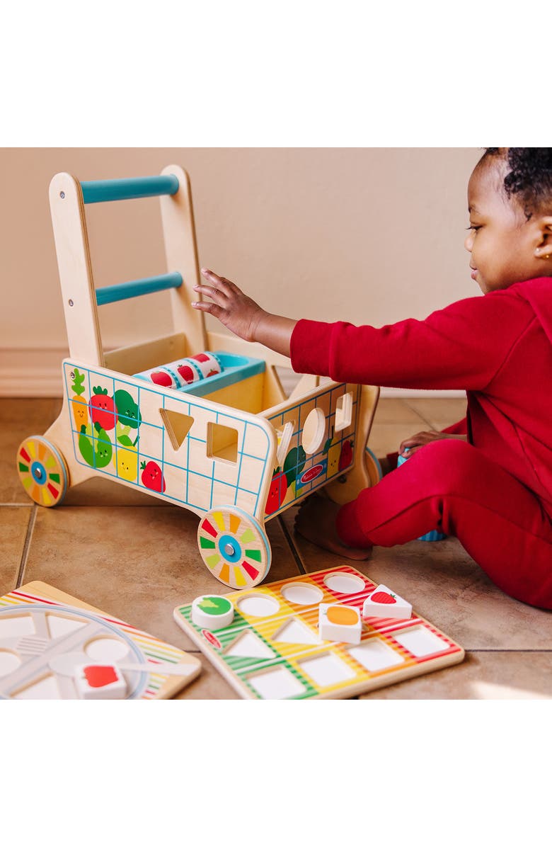 Melissa & Doug Wooden Shape Sorting Grocery Cart Toy Nordstrom