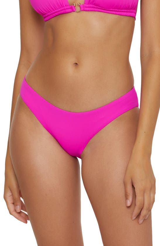 Shop Becca Color Code Adela Bikini Bottoms In Vivid Pink