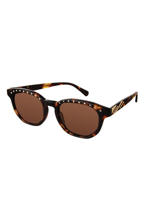 Acacia 52mm Round Sunglasses