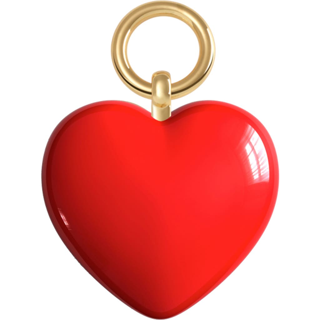 Carolina Herrera The Charm Accessory In Red Heart