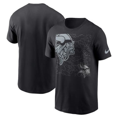 Men's Refried Apparel Heather Black Minnesota Vikings Sustainable