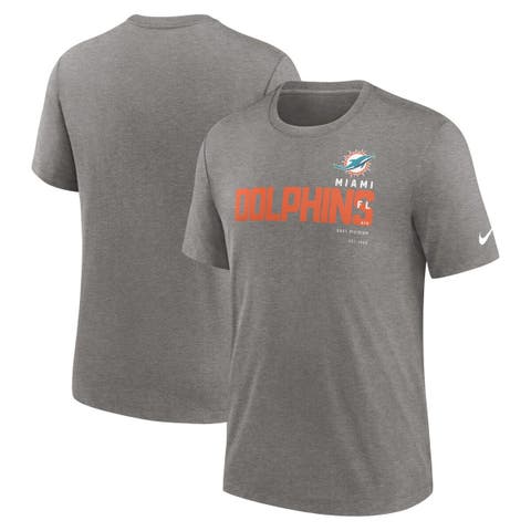 Nike Navy Tennessee Titans Wordmark Logo Tri-Blend T-Shirt