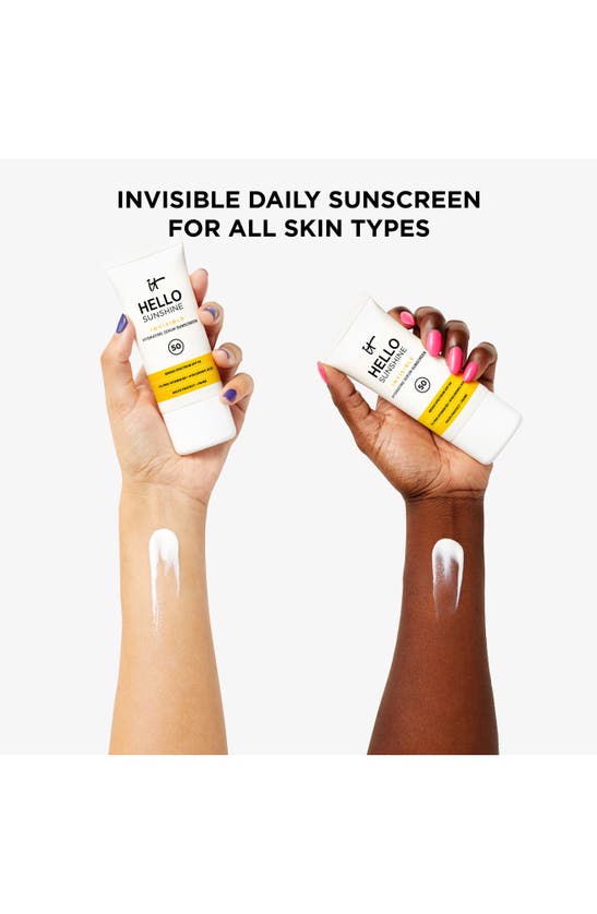 Shop It Cosmetics Hello Sunshine Invisible Face Sunscreen Spf 50, 1.7 oz In Sheer