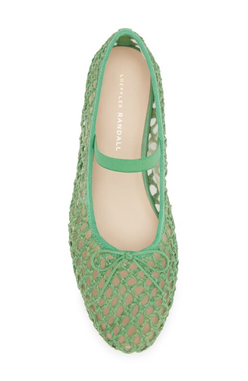 Shop Loeffler Randall Leonie Soft Ballet Flat In Kelly Green