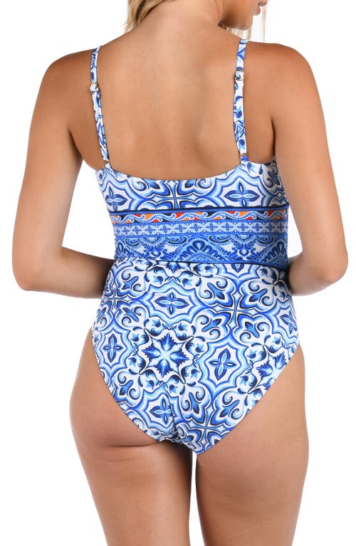 La Blanca Alboran One-piece Swimsuit In Blue