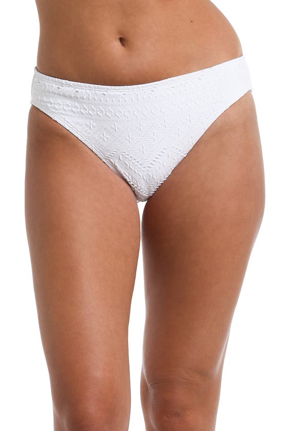 Shop La Blanca Salt Hipster Bikini Bottoms In White