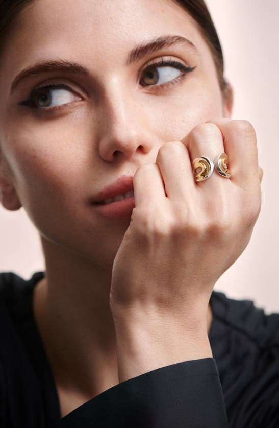 Shop Cast The Fearless Muse Ring In Silver, Gold
