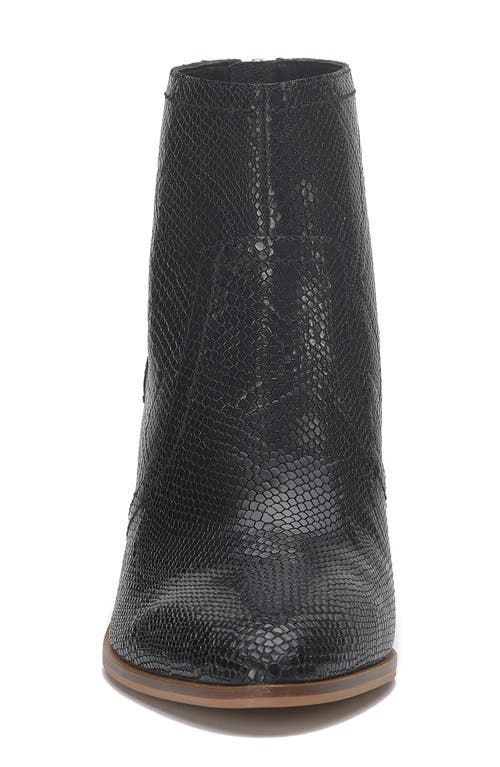 LUCKY BRAND LUCKY BRAND SONAH SNAKESKIN EMBOSSED BOOTIE
