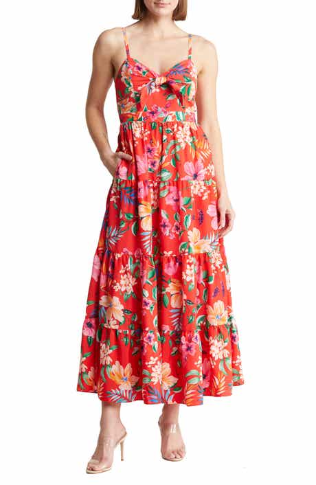 Eliza j scarf print 2025 maxi dress