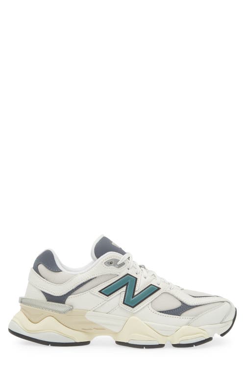 Shop New Balance Gender Inclusive 9060 Sneaker In Sea Salt/new Spruce