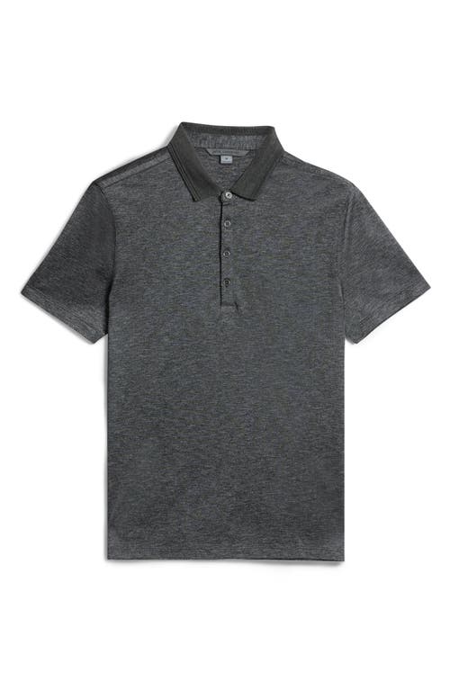 Shop John Varvatos Vestry Regular Fit Polo In Charcoal