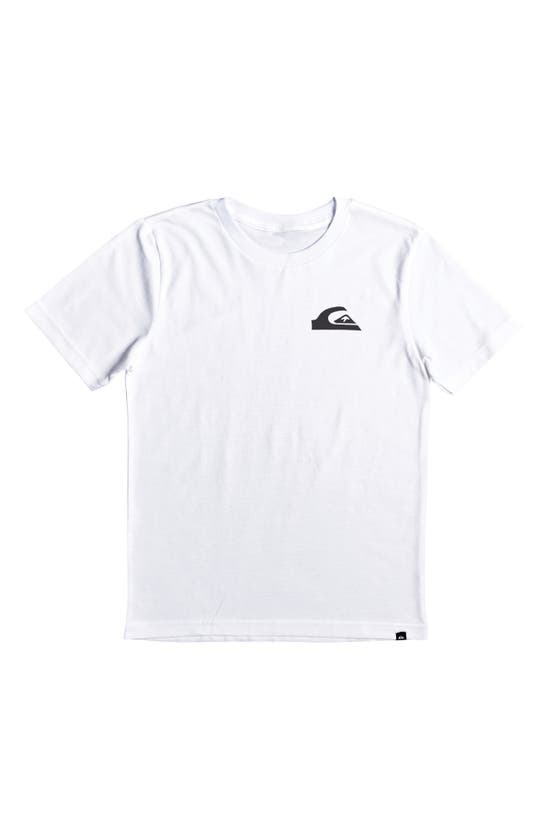 Shop Quiksilver Kids' Eternal Shred Graphic T-shirt In White