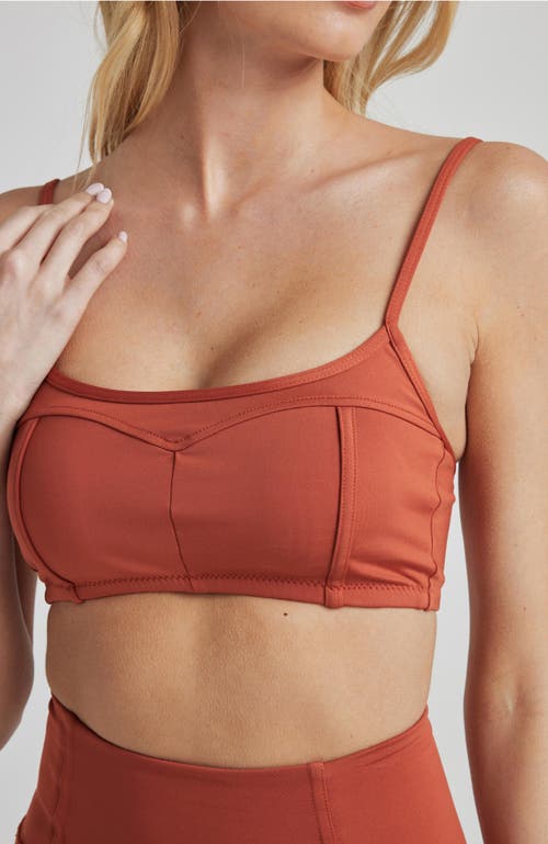 Contour Bralette In Baked Clay