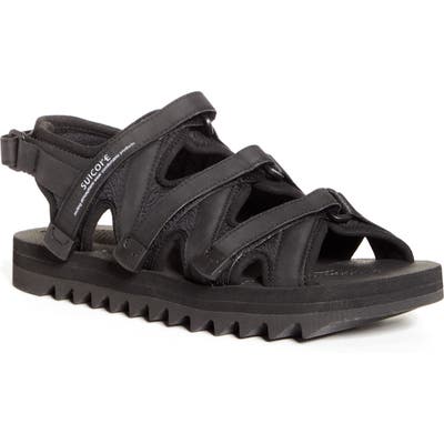 Cecilie Bahnsen X Suicoke Rose Jacquard Sandal, Black