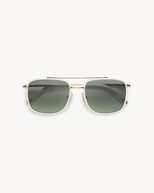 Shop Machete Amelia Sunglasses In White