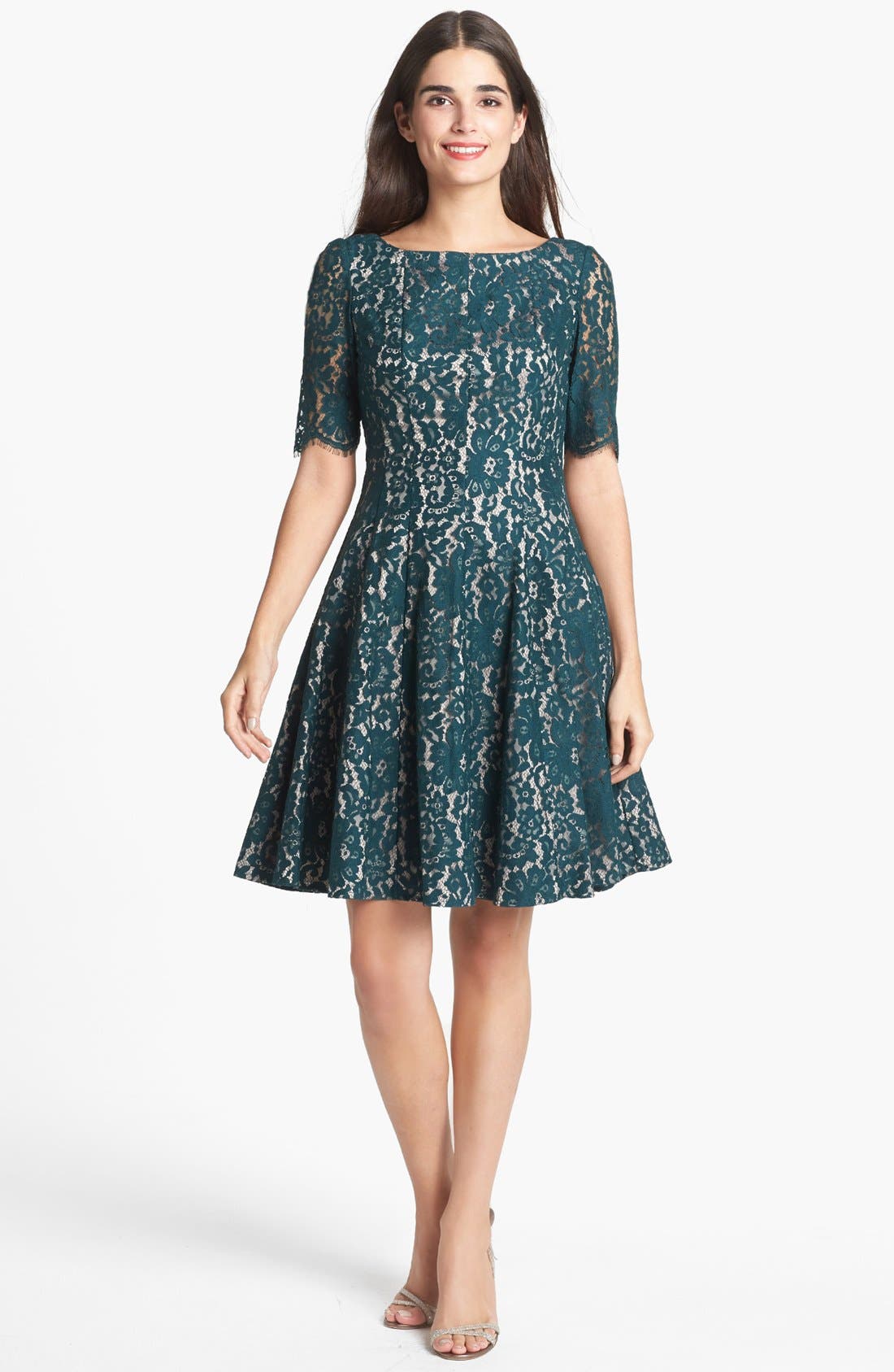 Eliza J Lace Fit & Flare Dress | Nordstrom