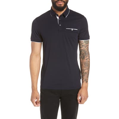 Ted Baker London Derry Slim Fit Polo, Blue