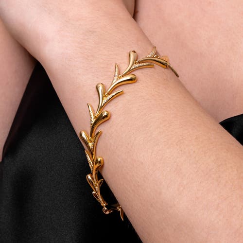 Lucy Quartermaine Sycamore Bracelet In Gold