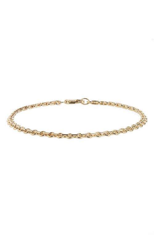 Laura Lombardi Pina Chain Bracelet in Brass