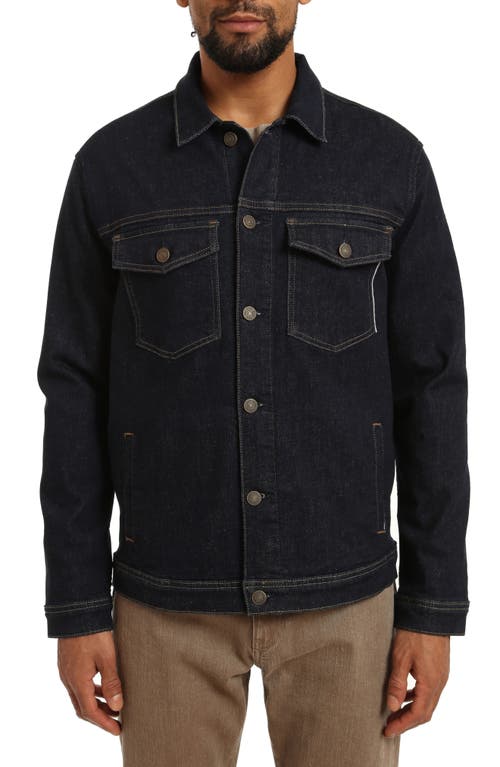 Mavi Jeans Loran Organic Cotton Blend Denim Jacket Rinse Selvedge at Nordstrom,