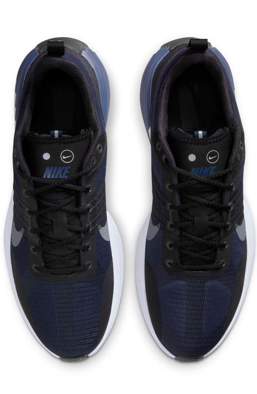 Shop Nike Lunar Roam Sneaker In Black/navy/white