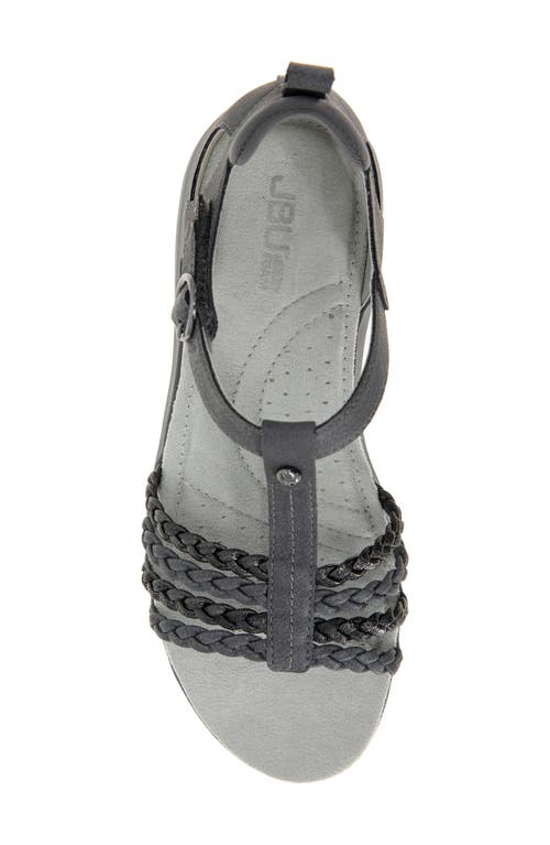 Shop Jbu By Jambu Prague Sandal In Charcoal/black