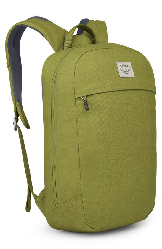 Shop Osprey Large Arcane Recycled Polyester Commuter Backpack In Matcha Green Heather