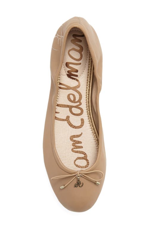 Shop Sam Edelman Felicia Flat In Soft Beige