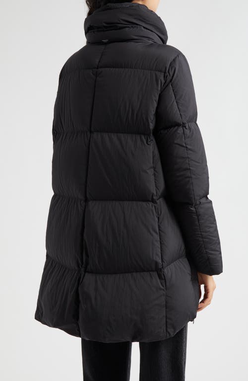 Shop Herno Box Quilted Water Resistant Down Coat In Black
