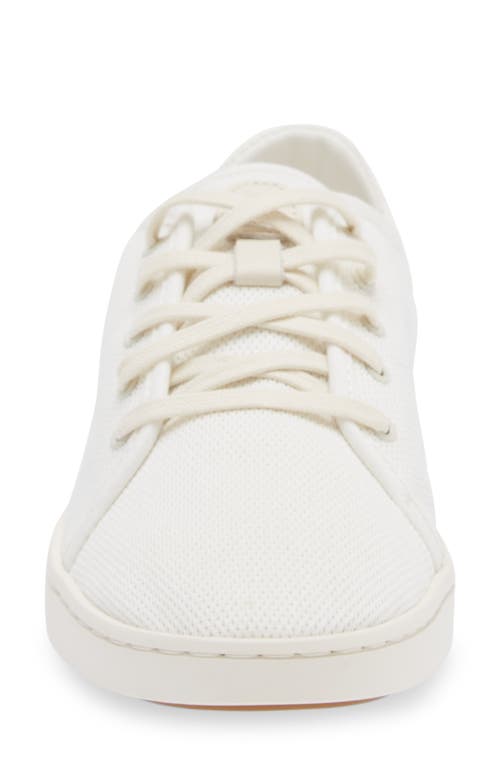 Olukai Pehuea Li 'ili Convertible Sneaker In Bright White/white Sand