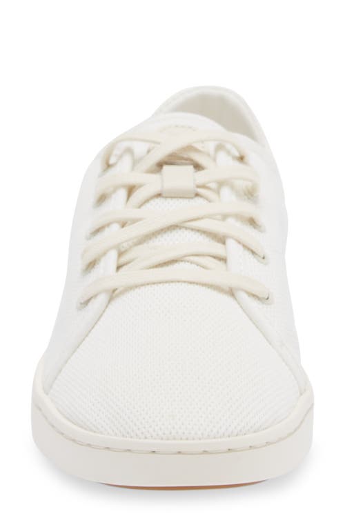 Shop Olukai Pehuea Li Convertible Sneaker In Bright White/white Sand