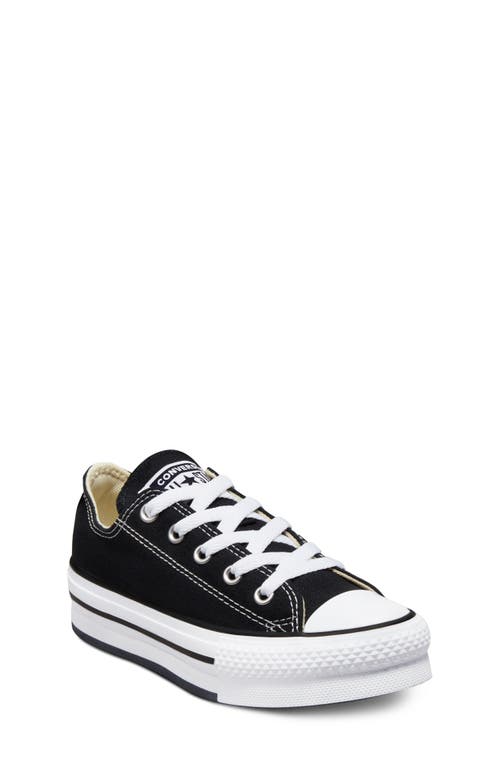 Shop Converse Kids' Chuck Taylor® All Star® Eva Lift Oxford Sneaker In Black/white/black