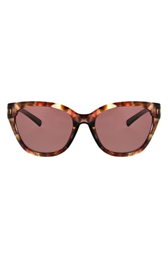 Hurley 55mm Cat Eye Sunglasses In Lilac Demi