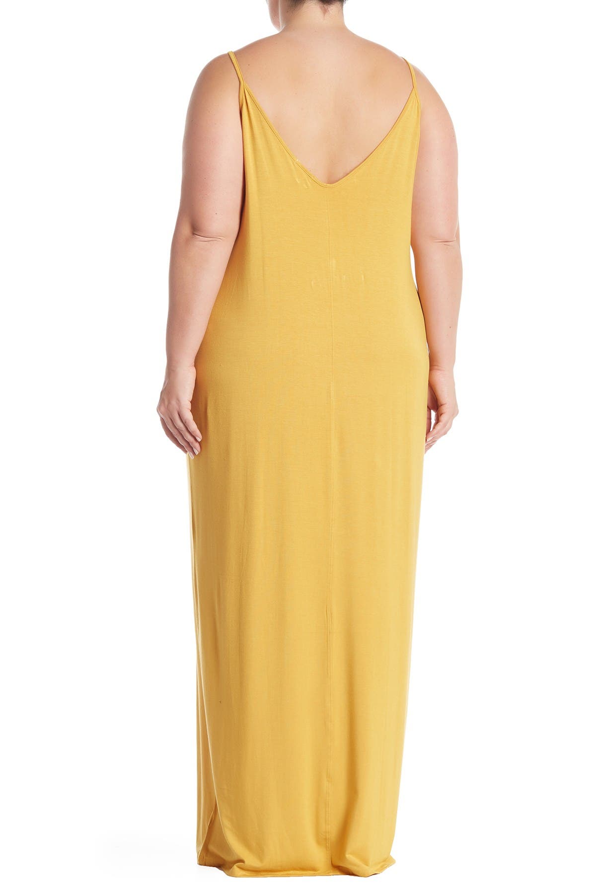 Abound V-neck Sleeveless Maxi Dress In Medium Yellow