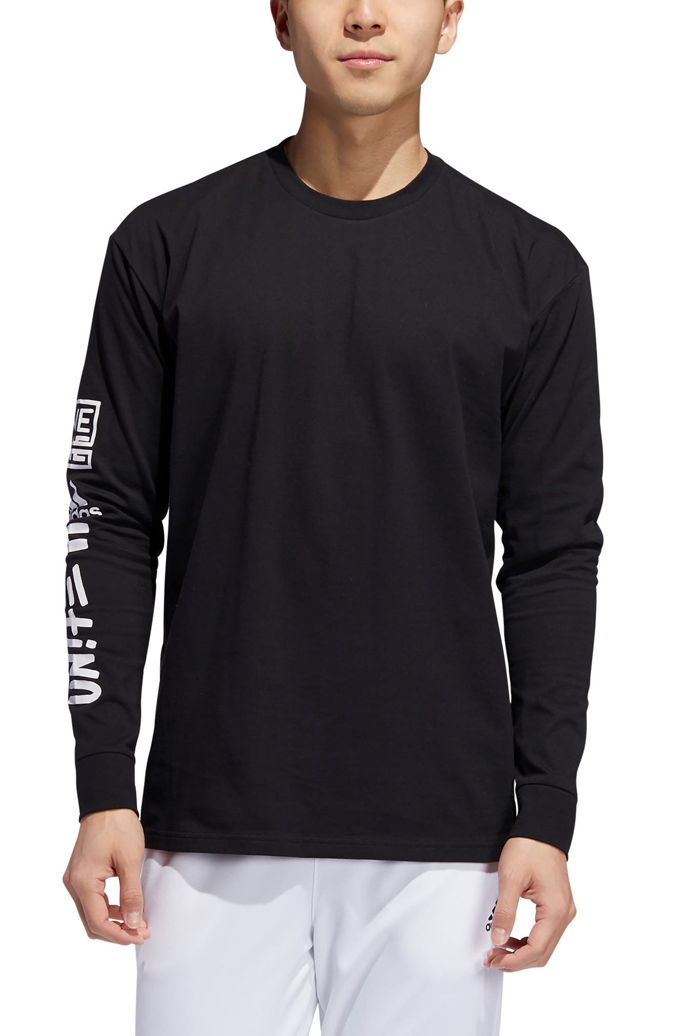 adidas one sleeve shirt