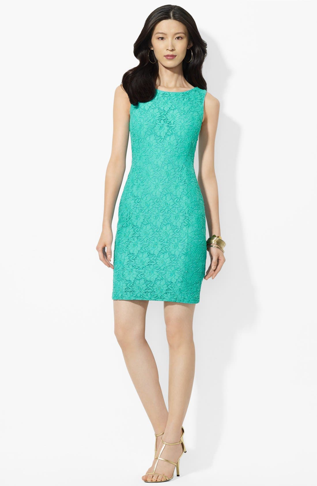 lauren ralph lauren lace sheath dress