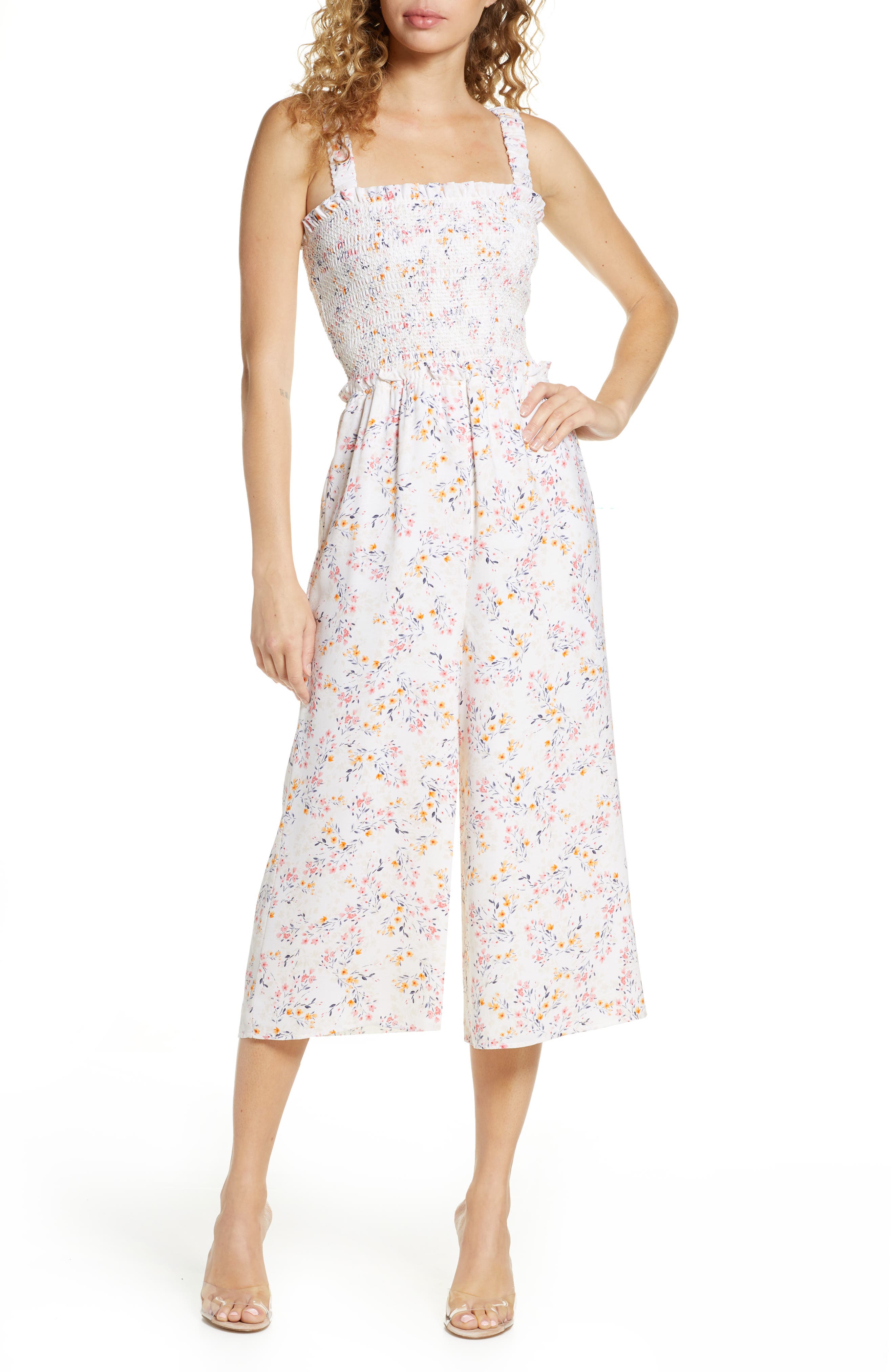 ali and jay floral jumpsuit