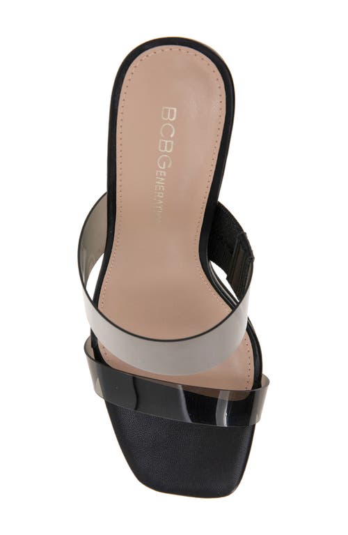 Bcbgeneration Parisa Slide Sandal In Smoke-black