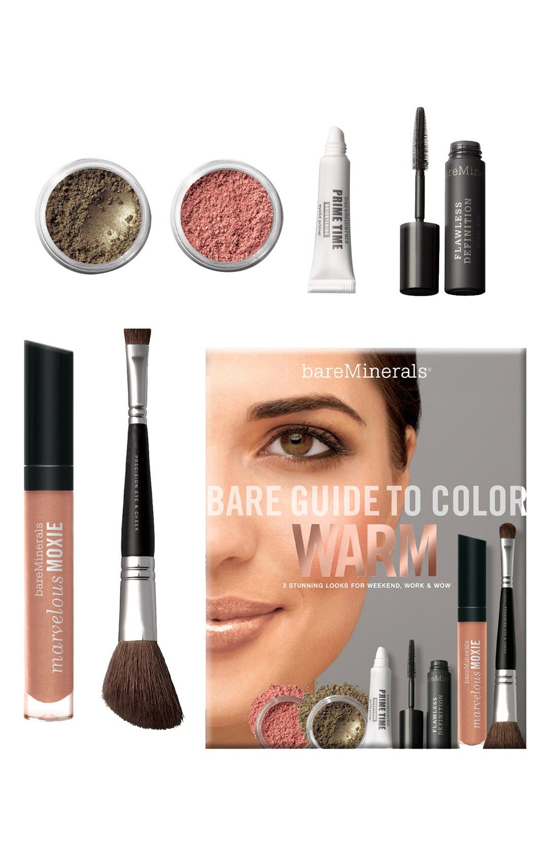 bareMinerals® 'Bare Guide' Warm Color Kit (94 value) Nordstrom