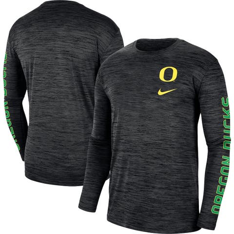 Men's Nike Heather Gray Green Bay Packers Sideline Team Velocity  Performance Long Sleeve T-Shirt