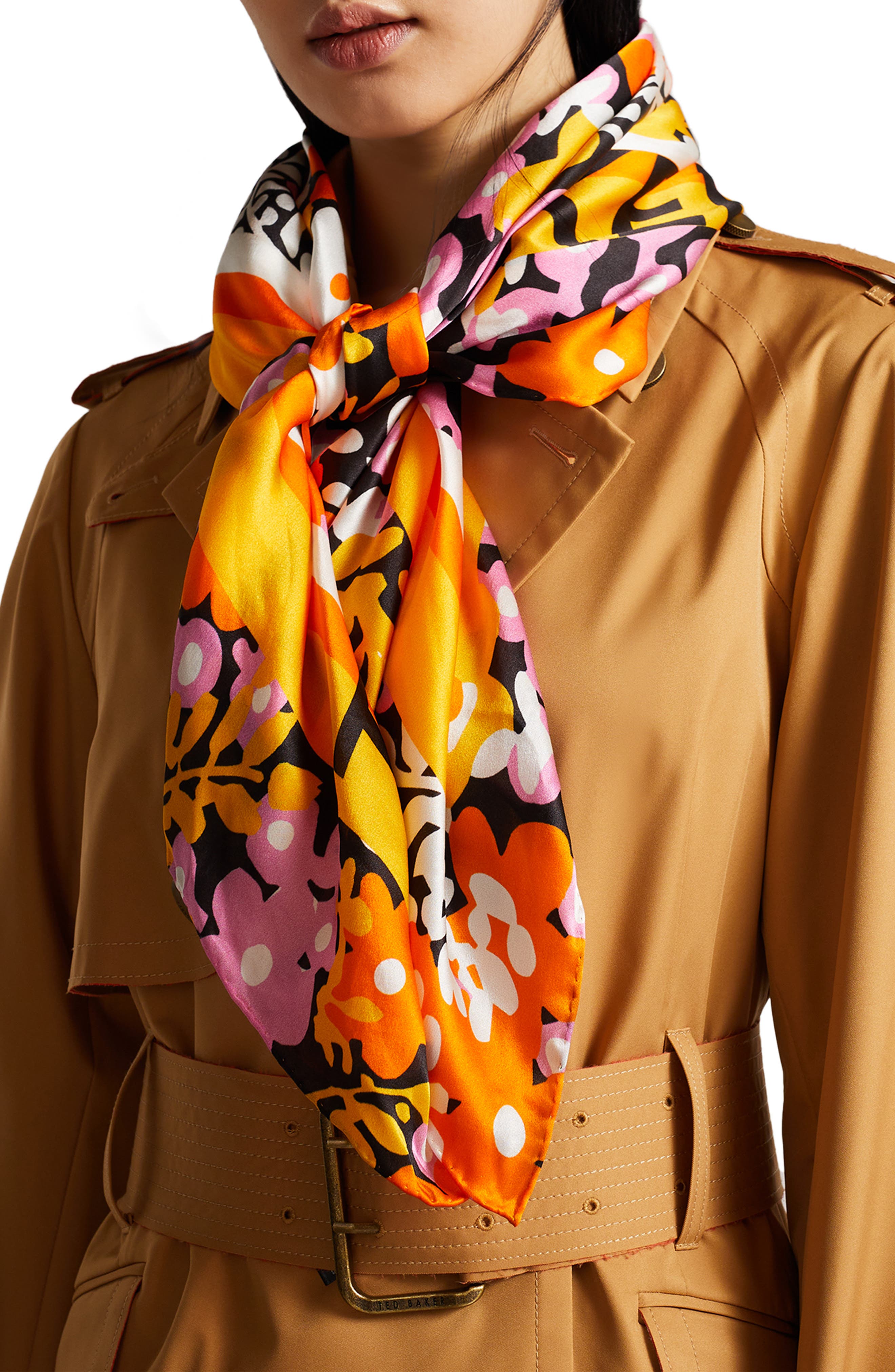 ted baker scarf print dress