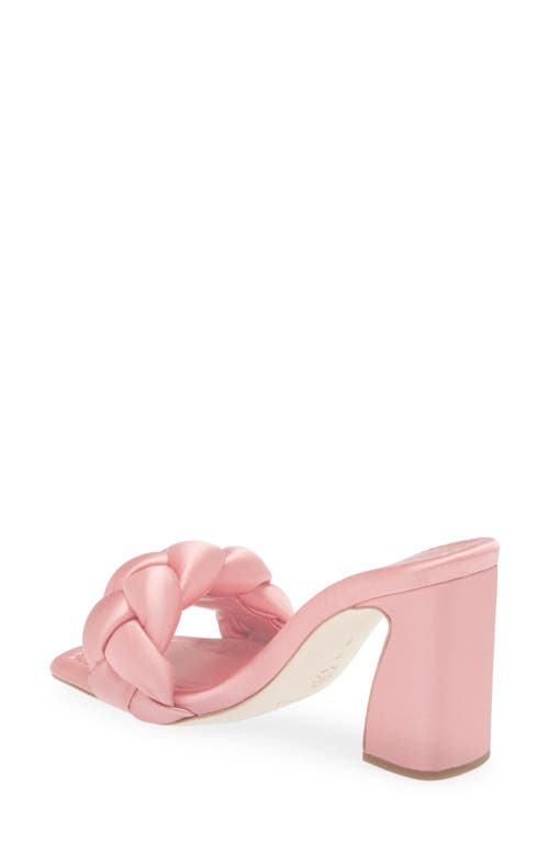 Loeffler Randall Freya Braid Slide Sandal In Bubblegum