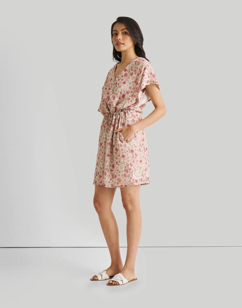 Shop Reistor Relaxed Drawstring Dress In Petal Fusion