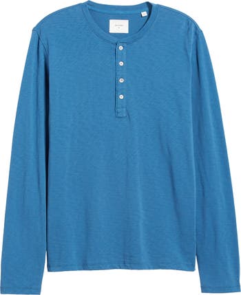 Long Sleeve Organic Pima Cotton Henley