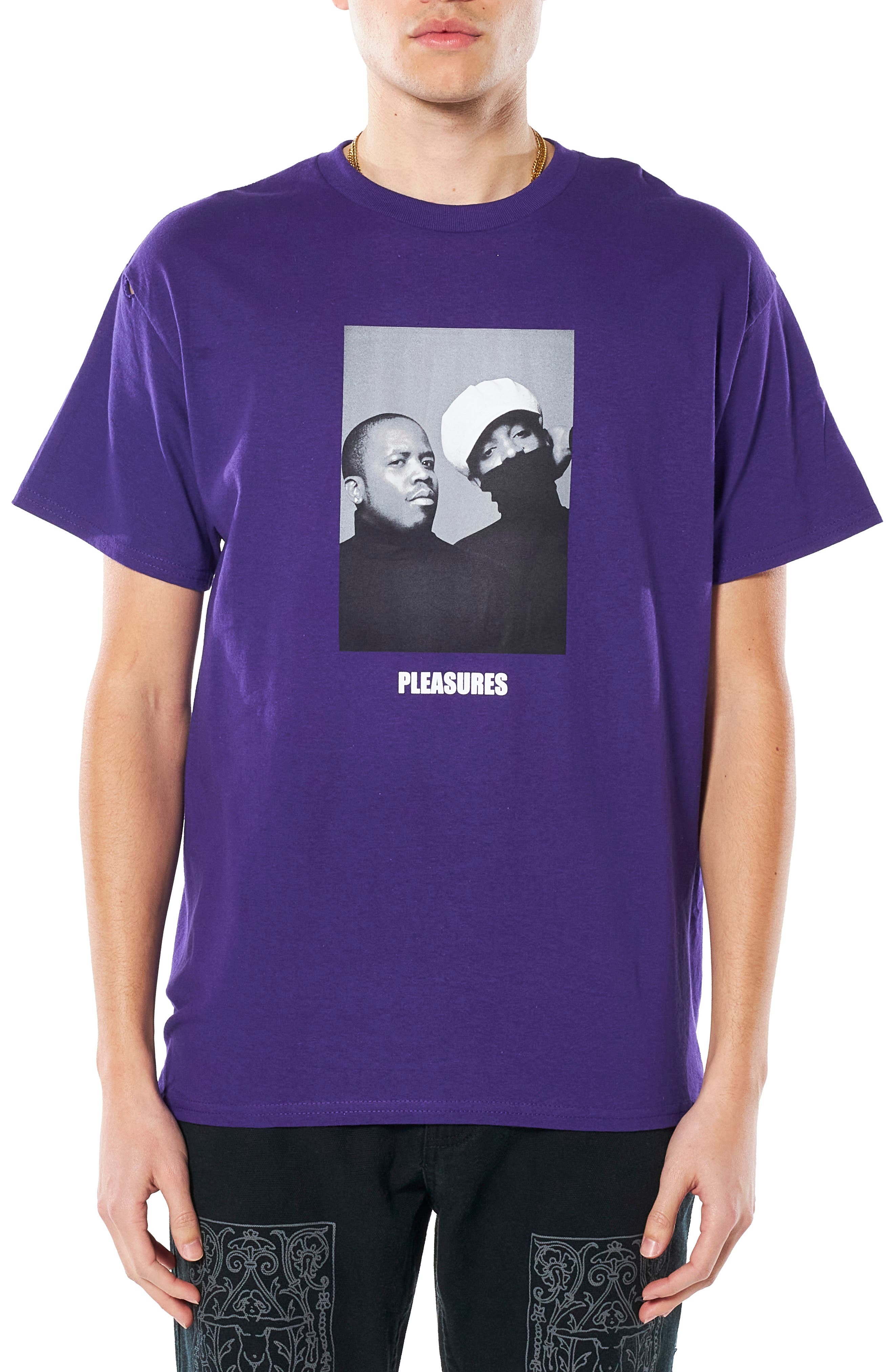 Purple Graphic Tees for Young Adults 
