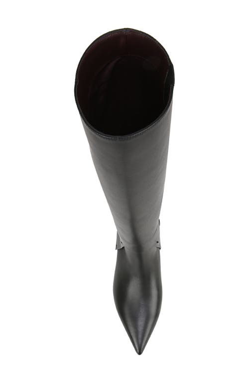 Shop Franco Sarto Martin Pointed Toe Knee High Boot In Black