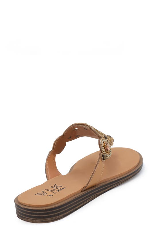 Wlk By S. Miller Myles Embellished Sandal In Bronze